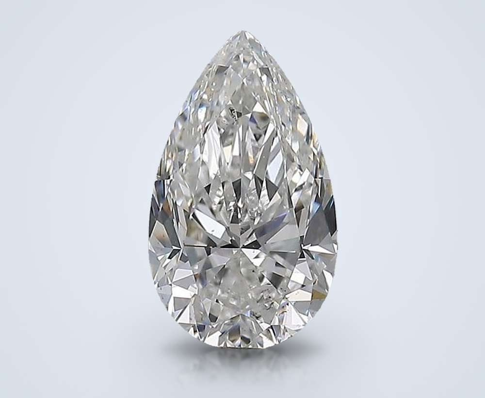 1.80 Carat Pear Natural Diamond