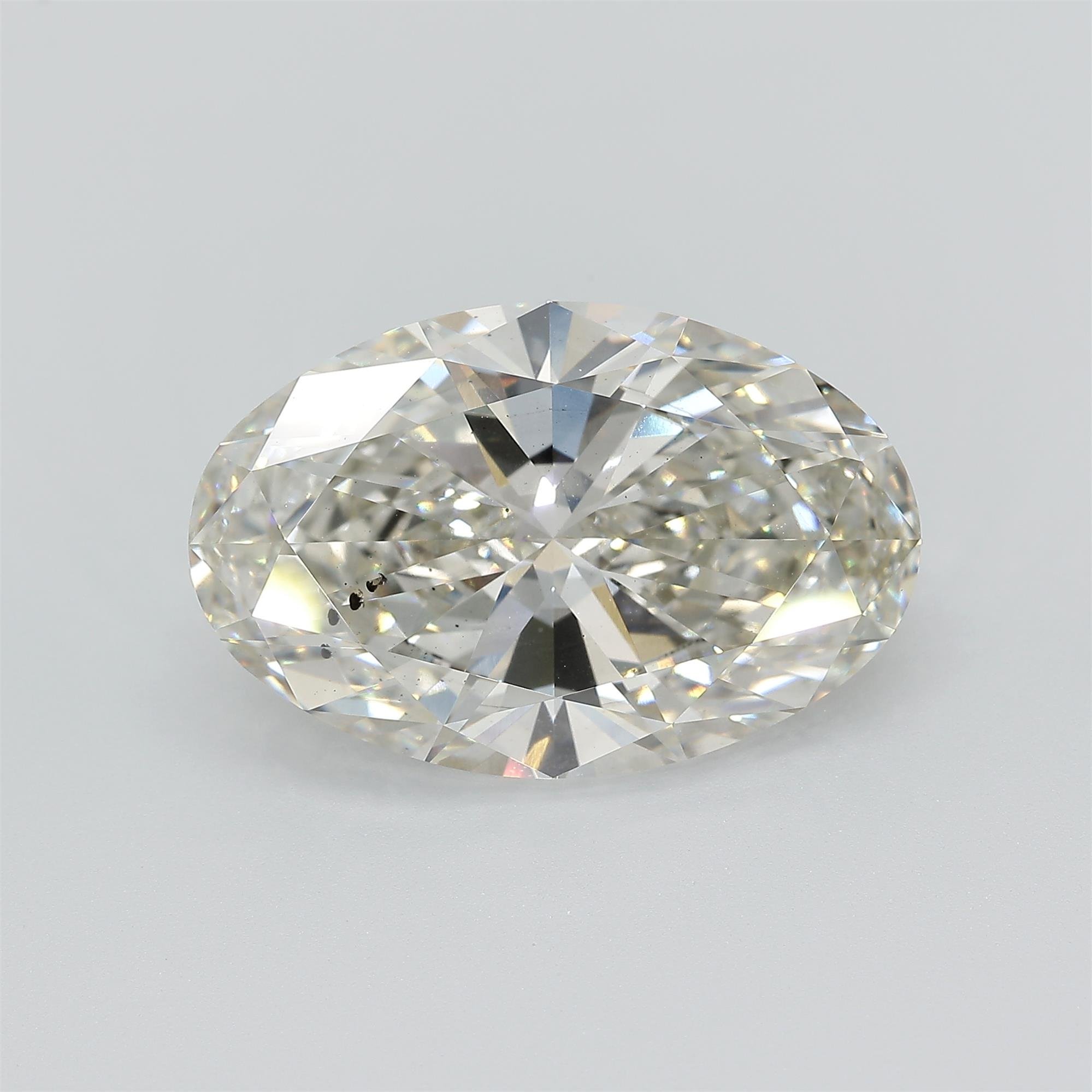 13.02ct J SI1 Very Good Cut Oval Lab Grown Diamond