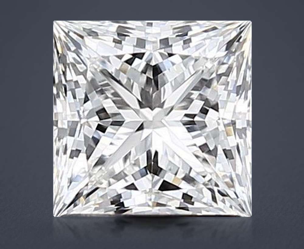 1.61 Carat Princess Lab Diamond