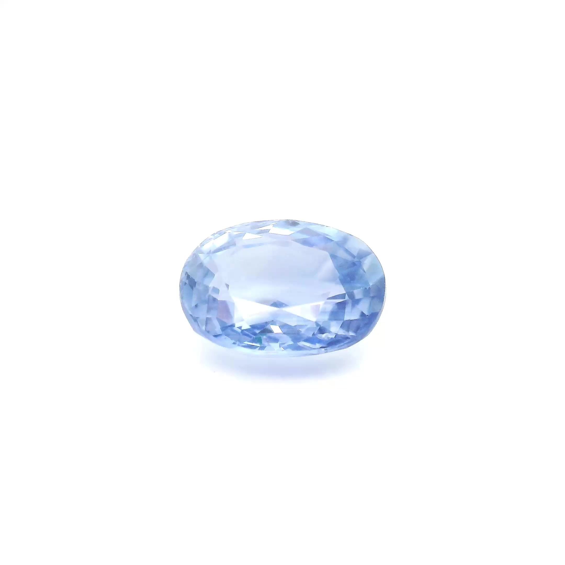 2.55 Carat Light Blue Oval Sapphire