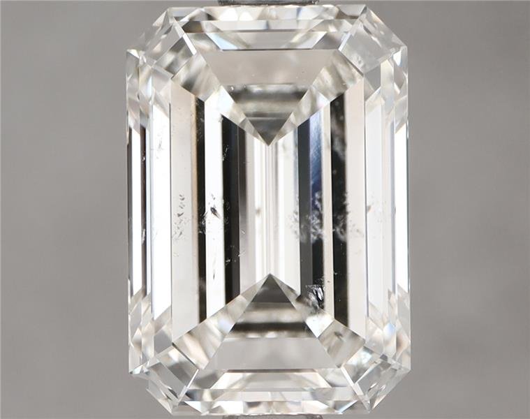 2.02ct I SI2 Rare Carat Ideal Cut Emerald Diamond