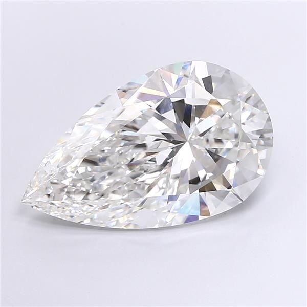 11.05ct F VVS2 Rare Carat Ideal Cut Pear Lab Grown Diamond