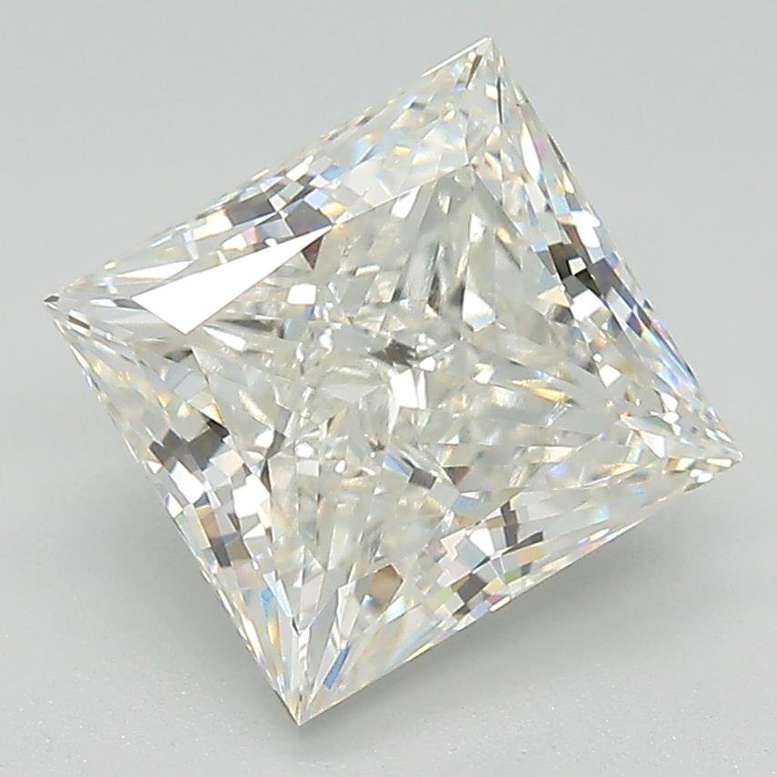 3.00ct I VS1 Rare Carat Ideal Cut Princess Lab Grown Diamond