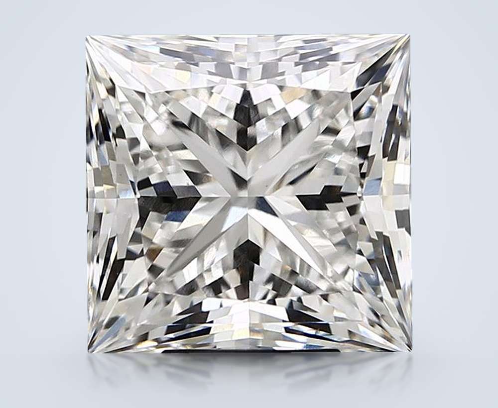 7.72 Carat Princess Lab Diamond