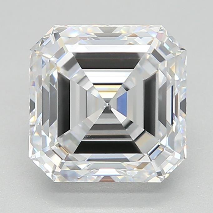 1.58ct D VS2 Rare Carat Ideal Cut Asscher Lab Grown Diamond