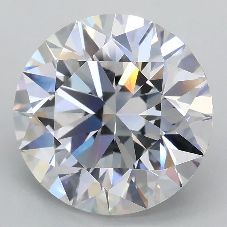 3.08ct E VVS2 Rare Carat Ideal Cut Round Lab Grown Diamond