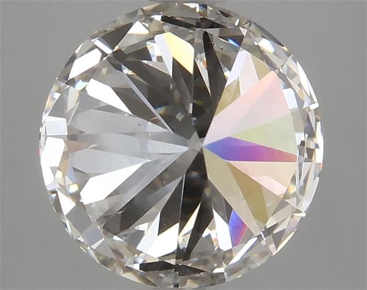 2.98ct H SI1 Excellent Cut Round Lab Grown Diamond