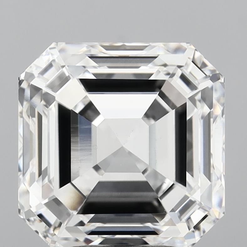 5.04ct E VS1 Rare Carat Ideal Cut Asscher Lab Grown Diamond