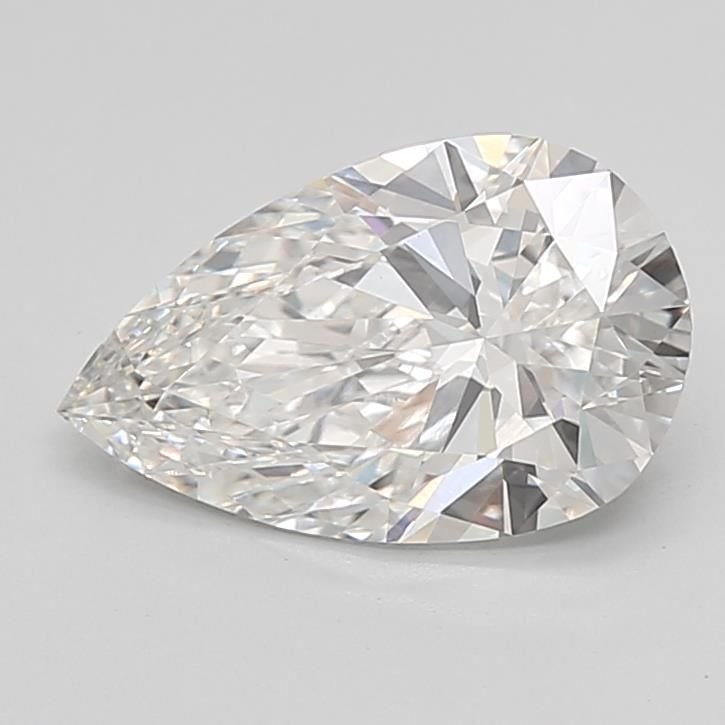 2.55ct F VVS2 Rare Carat Ideal Cut Pear Lab Grown Diamond