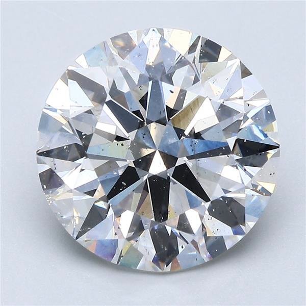 5.25ct E SI2 Rare Carat Ideal Cut Round Diamond