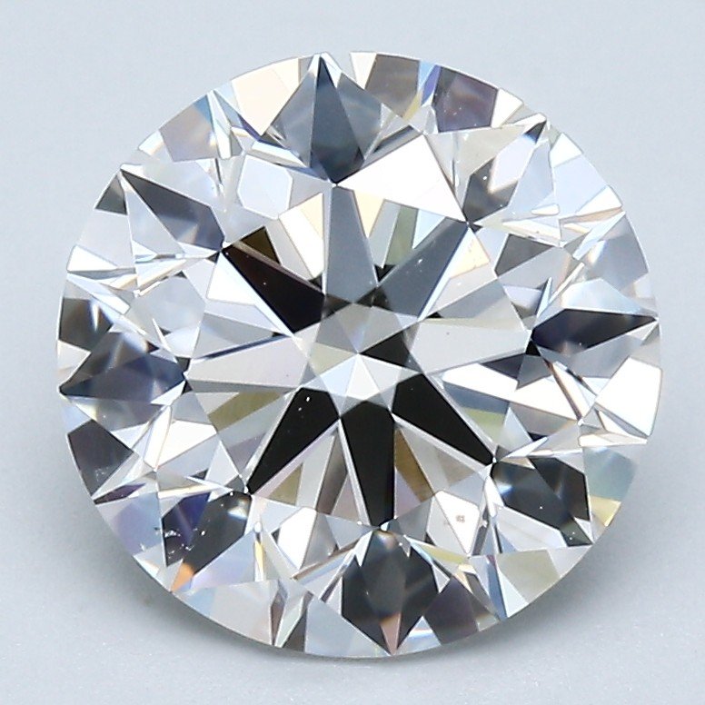 3.06ct F SI1 Excellent Cut Round Diamond