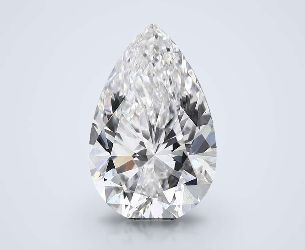 3.79 Carat Pear Lab Diamond