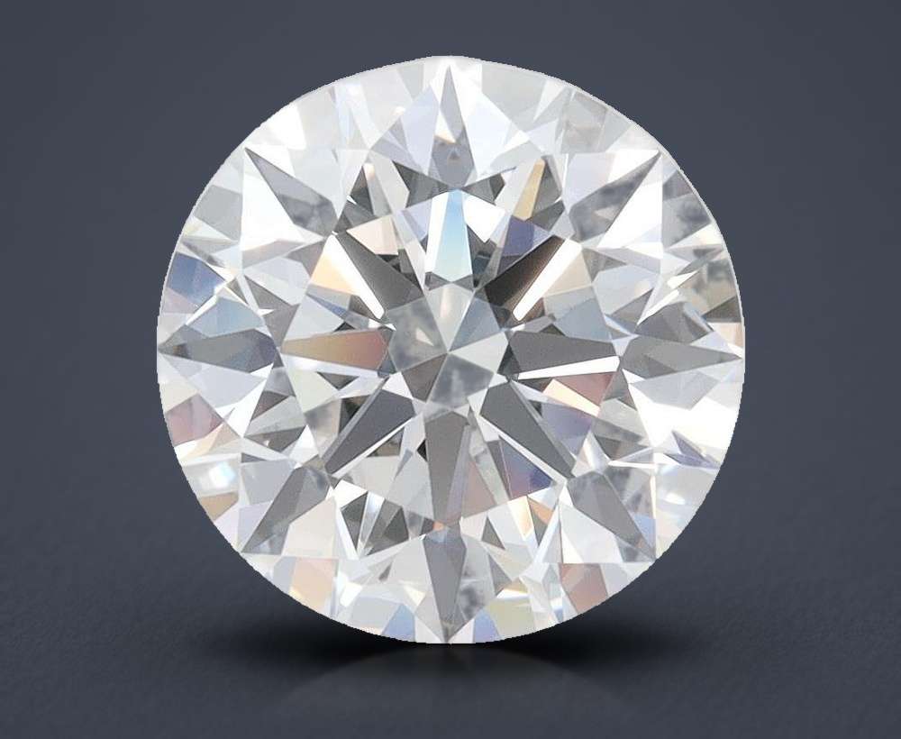 3.40 Carat Round Lab Diamond