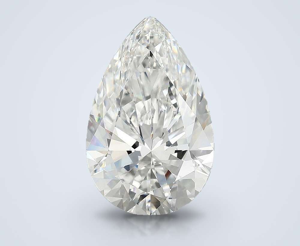3.92 Carat Pear Lab Diamond