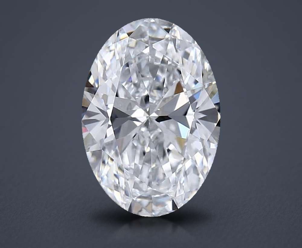1.64 Carat Oval Lab Diamond
