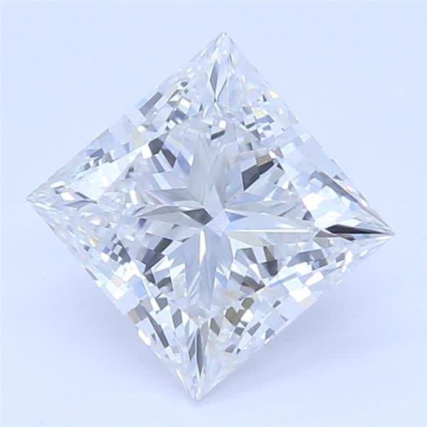 0.71ct E VS1 Rare Carat Ideal Cut Princess Lab Grown Diamond