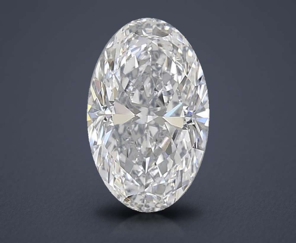 0.65 Carat Oval Lab Diamond