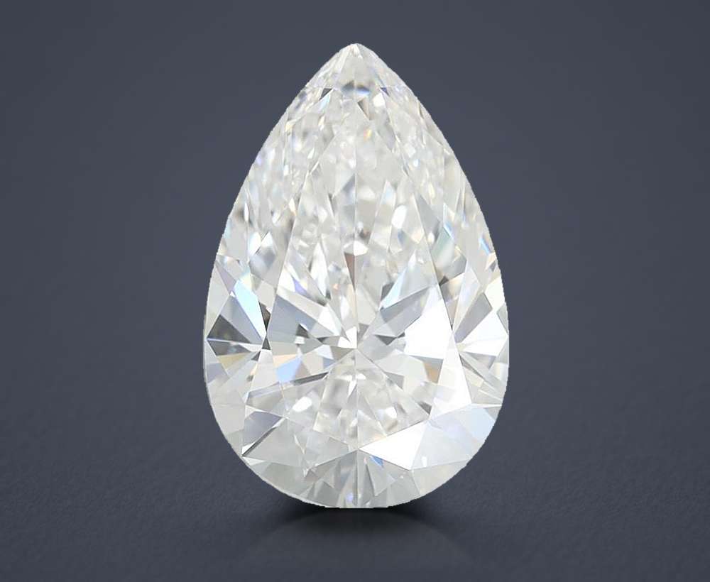 2.50 Carat Pear Lab Diamond