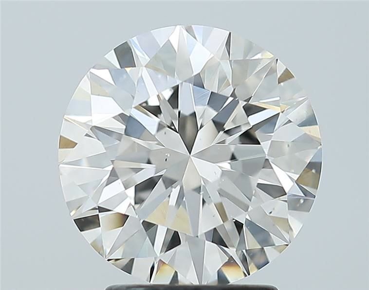 2.70ct K VS2 Rare Carat Ideal Cut Round Diamond