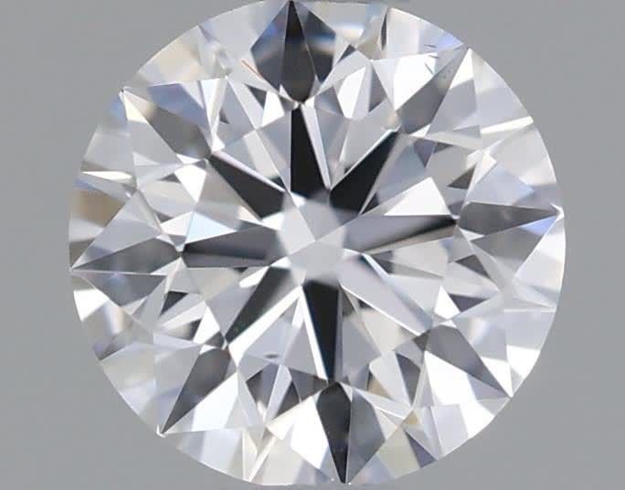 0.49ct D VS2 Rare Carat Ideal Cut Round Lab Grown Diamond