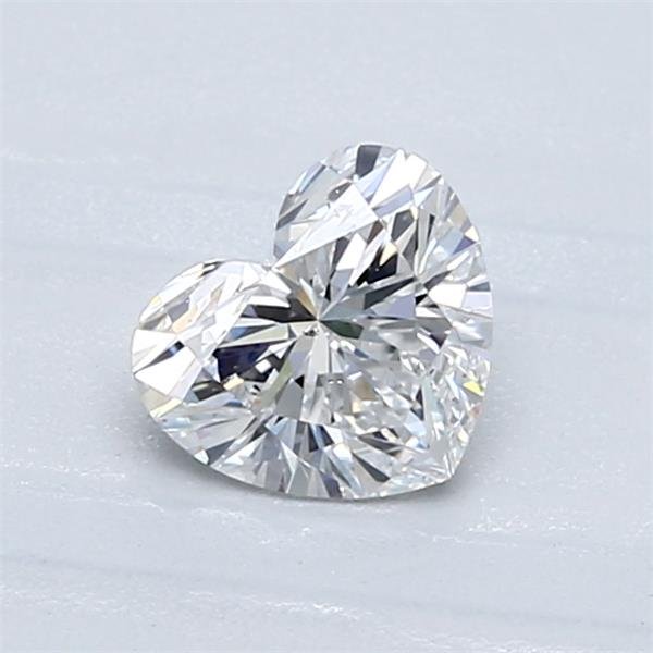 0.74ct D SI1 Rare Carat Ideal Cut Heart Diamond