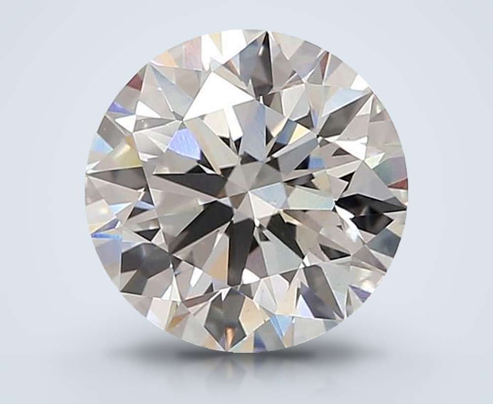 3.71 Carat Round Lab Diamond