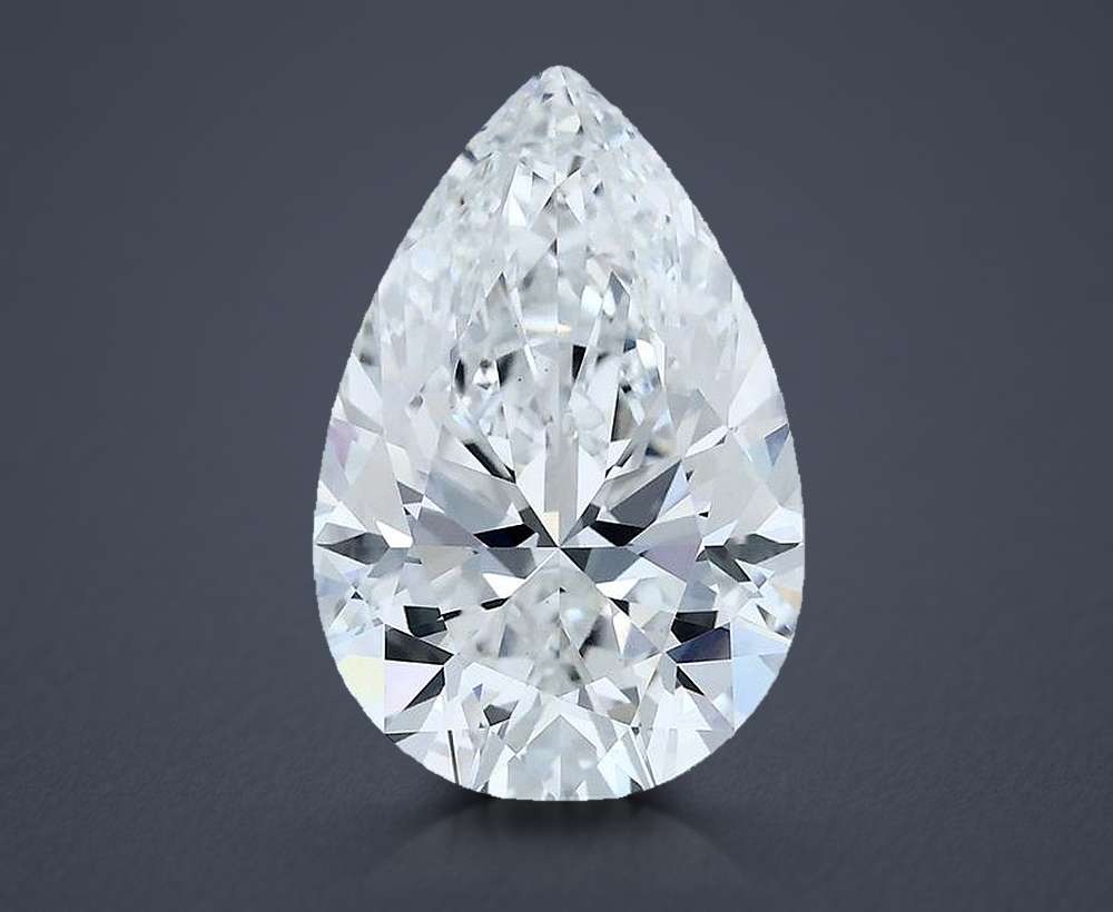 4.22 Carat Pear Lab Diamond