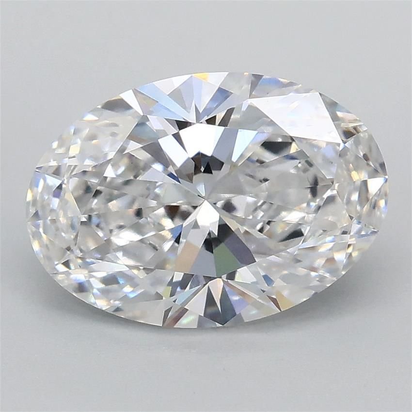 2.04ct D VS1 Rare Carat Ideal Cut Oval Lab Grown Diamond