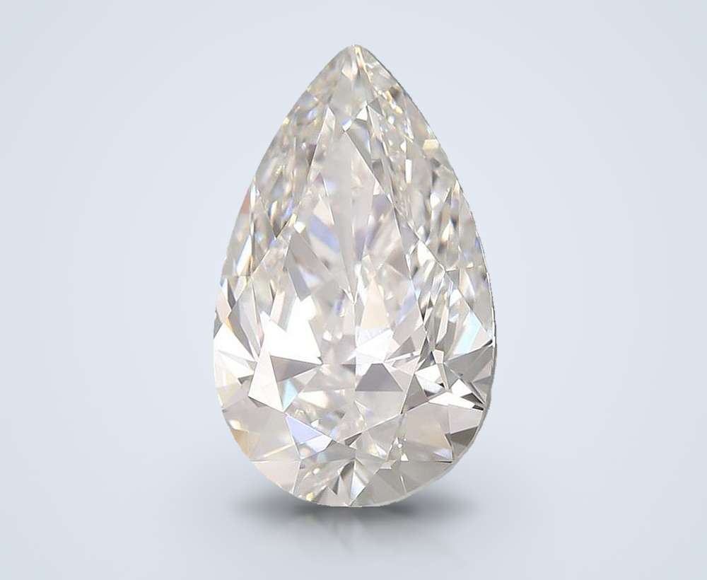 5.38 Carat Pear Lab Diamond