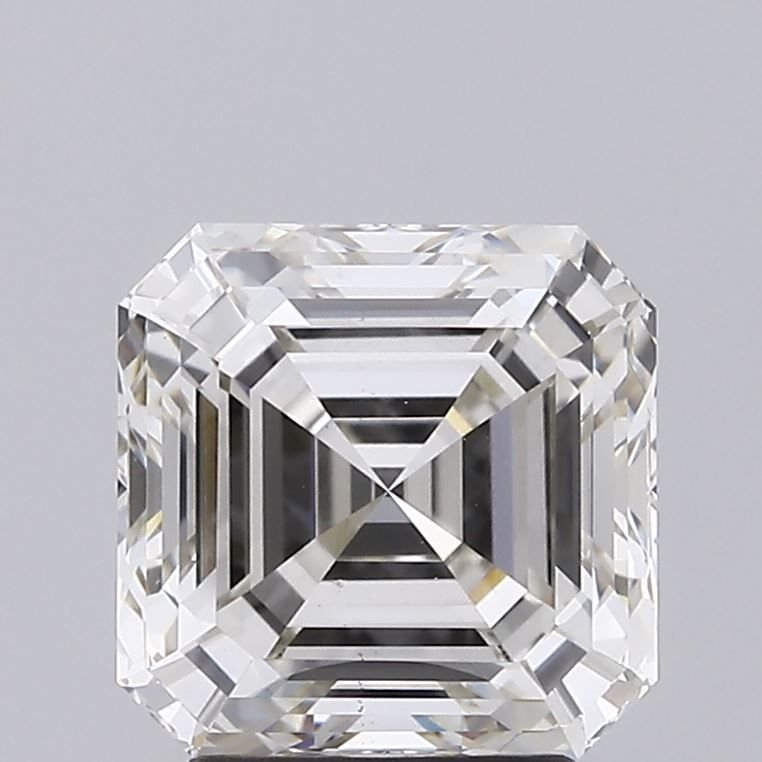 3.05ct I VS1 Rare Carat Ideal Cut Asscher Lab Grown Diamond