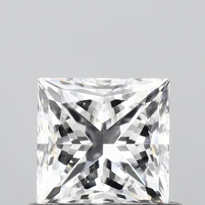 0.85ct D VVS2 Very Good Cut Princess Lab Grown Diamond