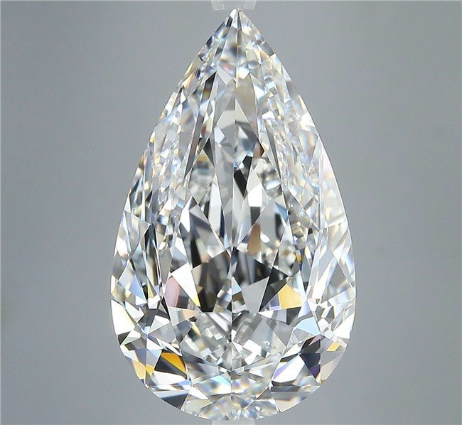 8.01ct F VS2 Excellent Cut Pear Diamond
