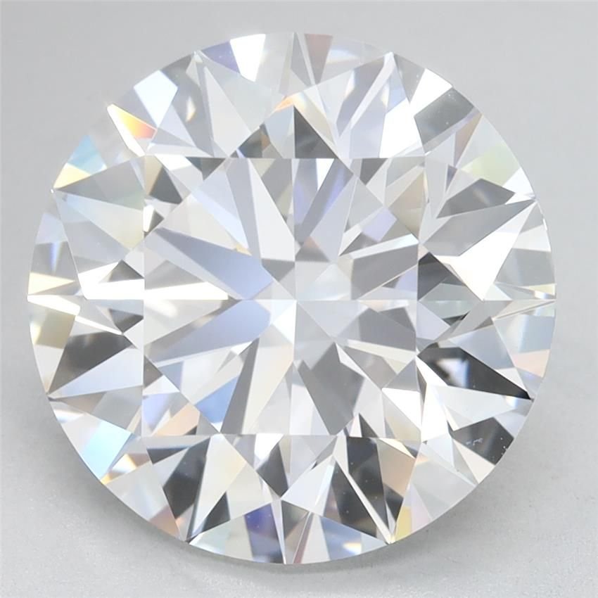 5.01ct D VVS2 Rare Carat Ideal Cut Round Lab Grown Diamond