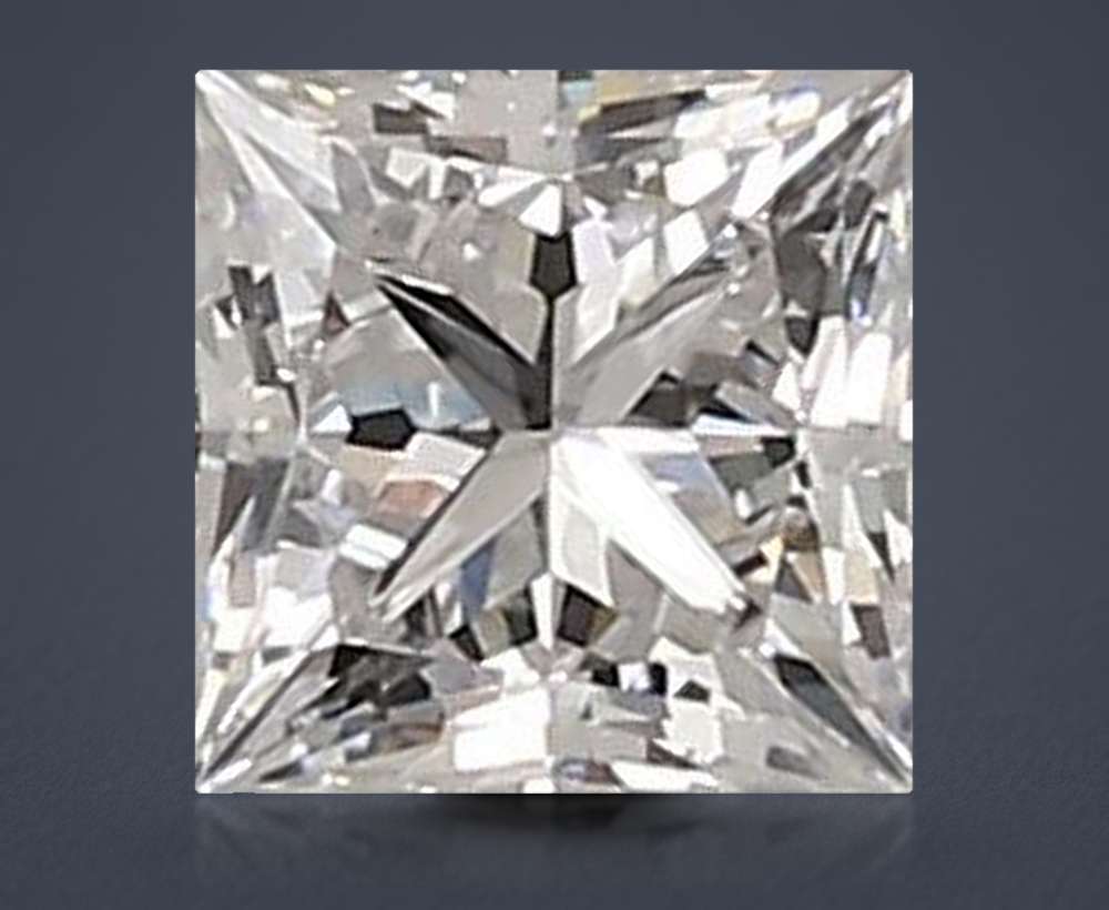 0.76 Carat Princess Lab Diamond