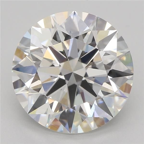 3.04ct F VVS2 Rare Carat Ideal Cut Round Lab Grown Diamond