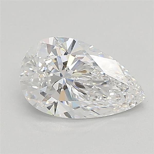 0.80ct D VVS2 Rare Carat Ideal Cut Pear Lab Grown Diamond