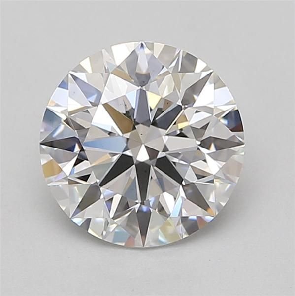 2.61ct D VS2 Rare Carat Ideal Cut Round Lab Grown Diamond