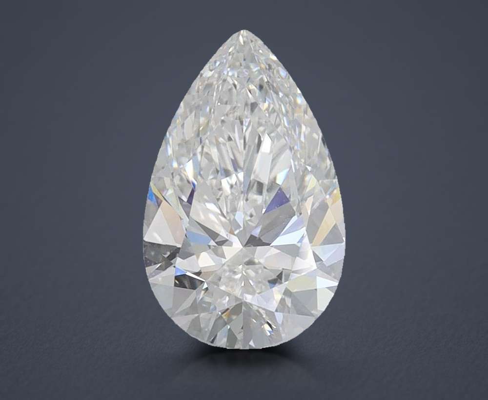 1.45 Carat Pear Lab Diamond