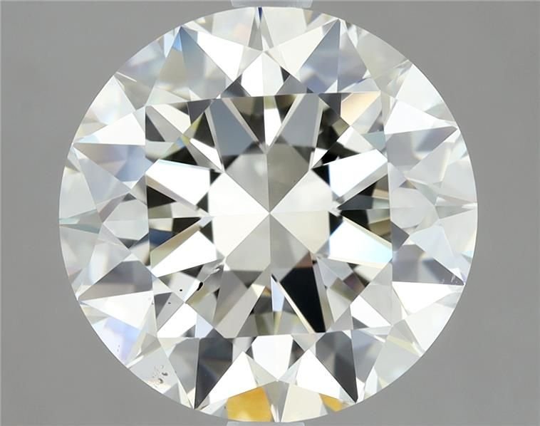 4.01ct K SI1 Excellent Cut Round Diamond