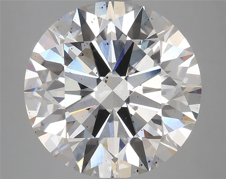 6.12ct H SI1 Rare Carat Ideal Cut Round Lab Grown Diamond