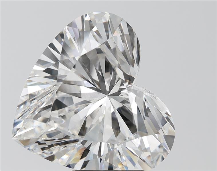 8.09ct F VS1 Rare Carat Ideal Cut Heart Lab Grown Diamond