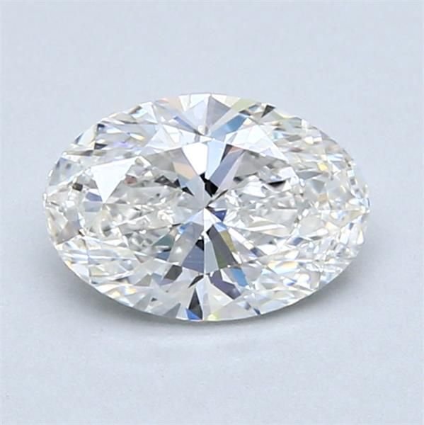 1.00ct E SI2 Rare Carat Ideal Cut Oval Diamond