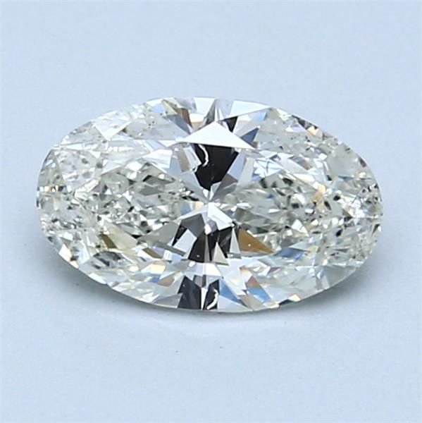 0.96ct I SI1 Rare Carat Ideal Cut Oval Diamond
