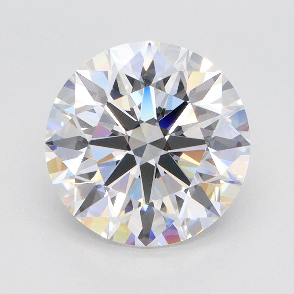 3.18ct E VS1 Rare Carat Ideal Cut Round Lab Grown Diamond