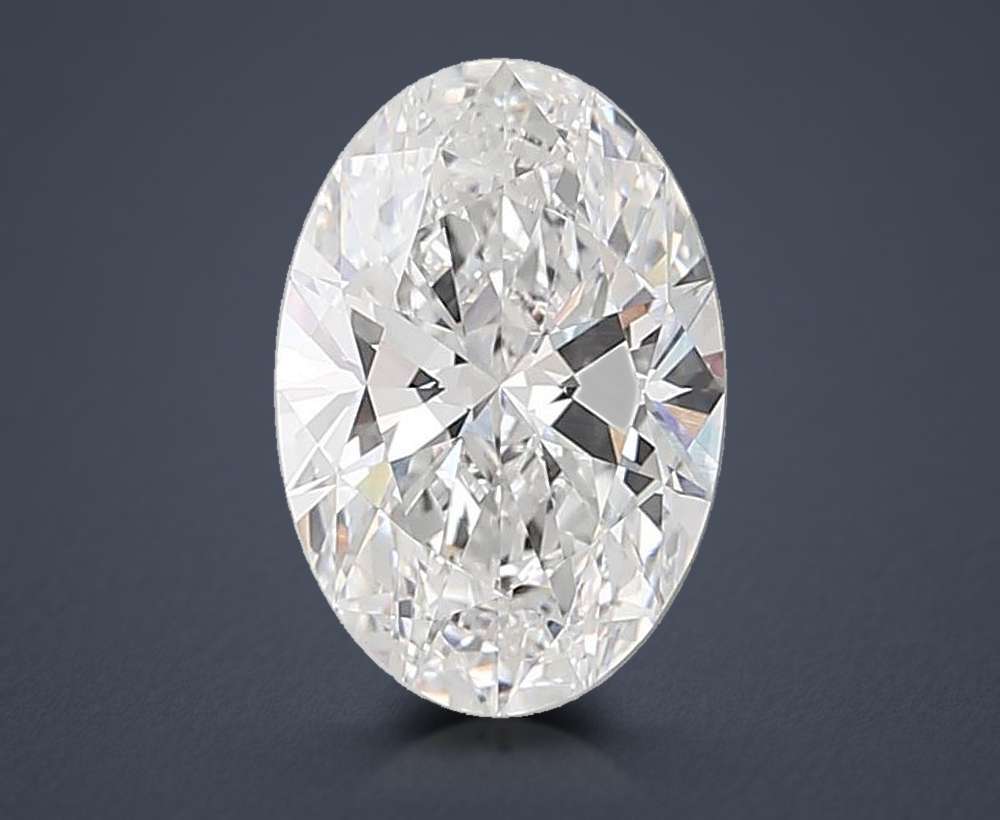6.10 Carat Oval Lab Diamond