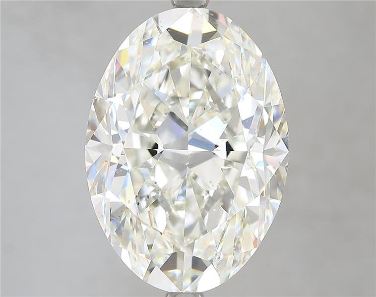 8.04ct J SI1 Rare Carat Ideal Cut Oval Diamond
