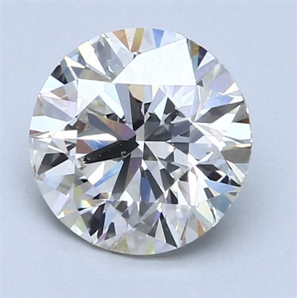 2.00ct K SI2 Rare Carat Ideal Cut Round Diamond