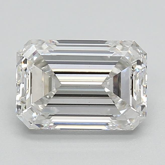 1.55ct G VS1 Rare Carat Ideal Cut Emerald Lab Grown Diamond