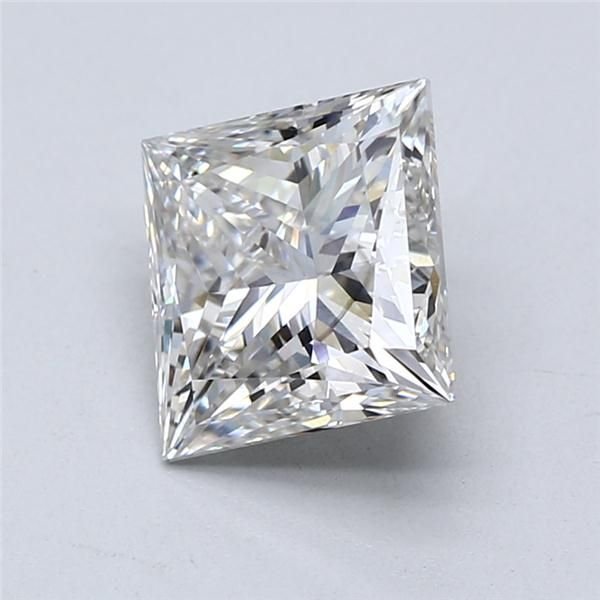 3.13ct G VS1 Rare Carat Ideal Cut Princess Lab Grown Diamond