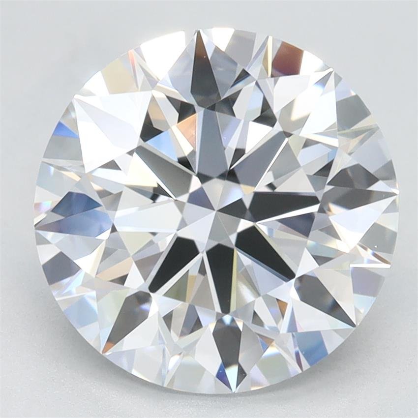 3.18ct E VVS1 Rare Carat Ideal Cut Round Lab Grown Diamond